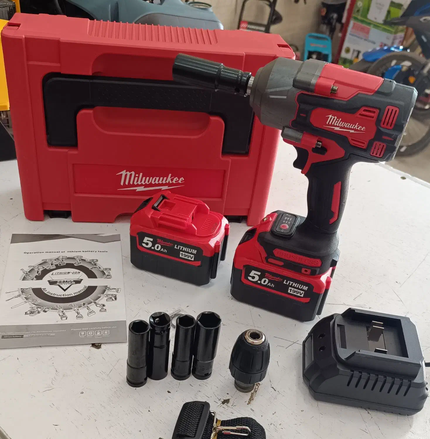 بکس شارژی بکس برقی تمام صنعتی میلواکی 1500نیوتن|ابزارآلات|شیراز, شهرک رضوان|دیوار