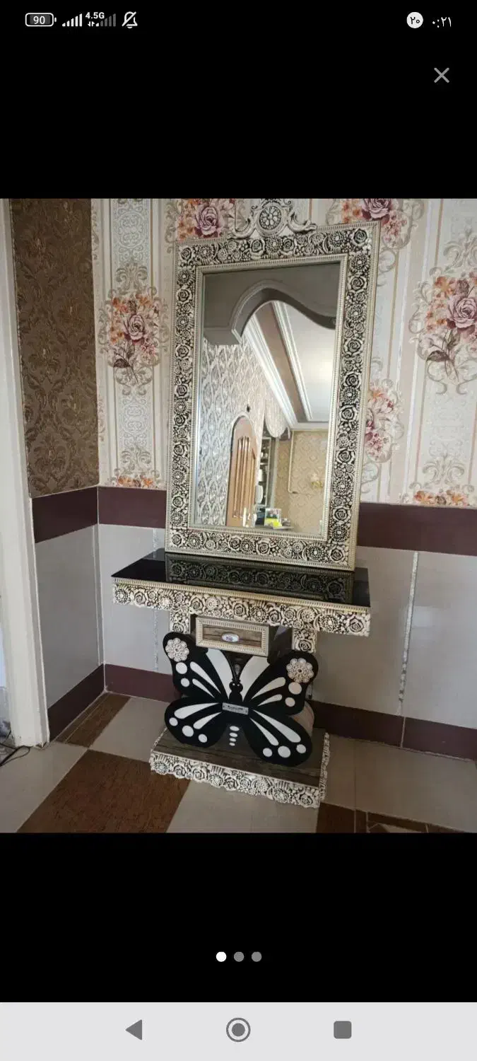 میز ایینه|بوفه، ویترین، کنسول|بروجرد, |دیوار