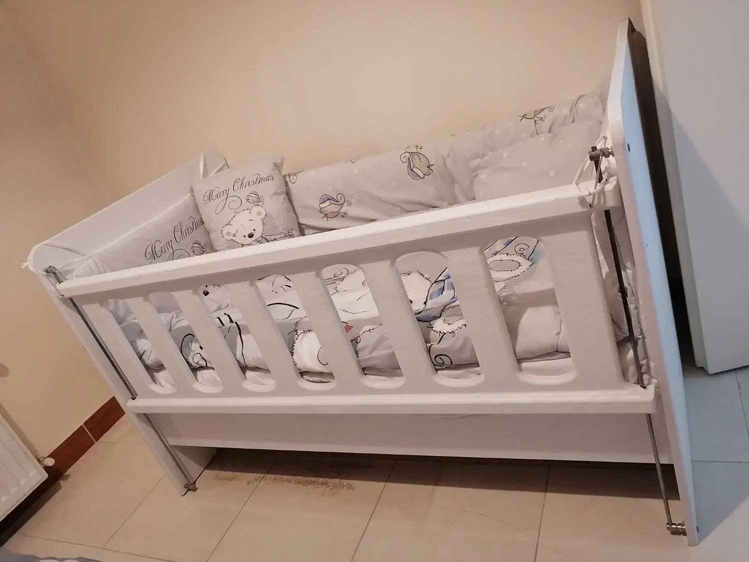 تخت کنار مادر، تشک و روتختی|تخت و صندلی بچه|تهران, جوادیه تهرانپارس|دیوار