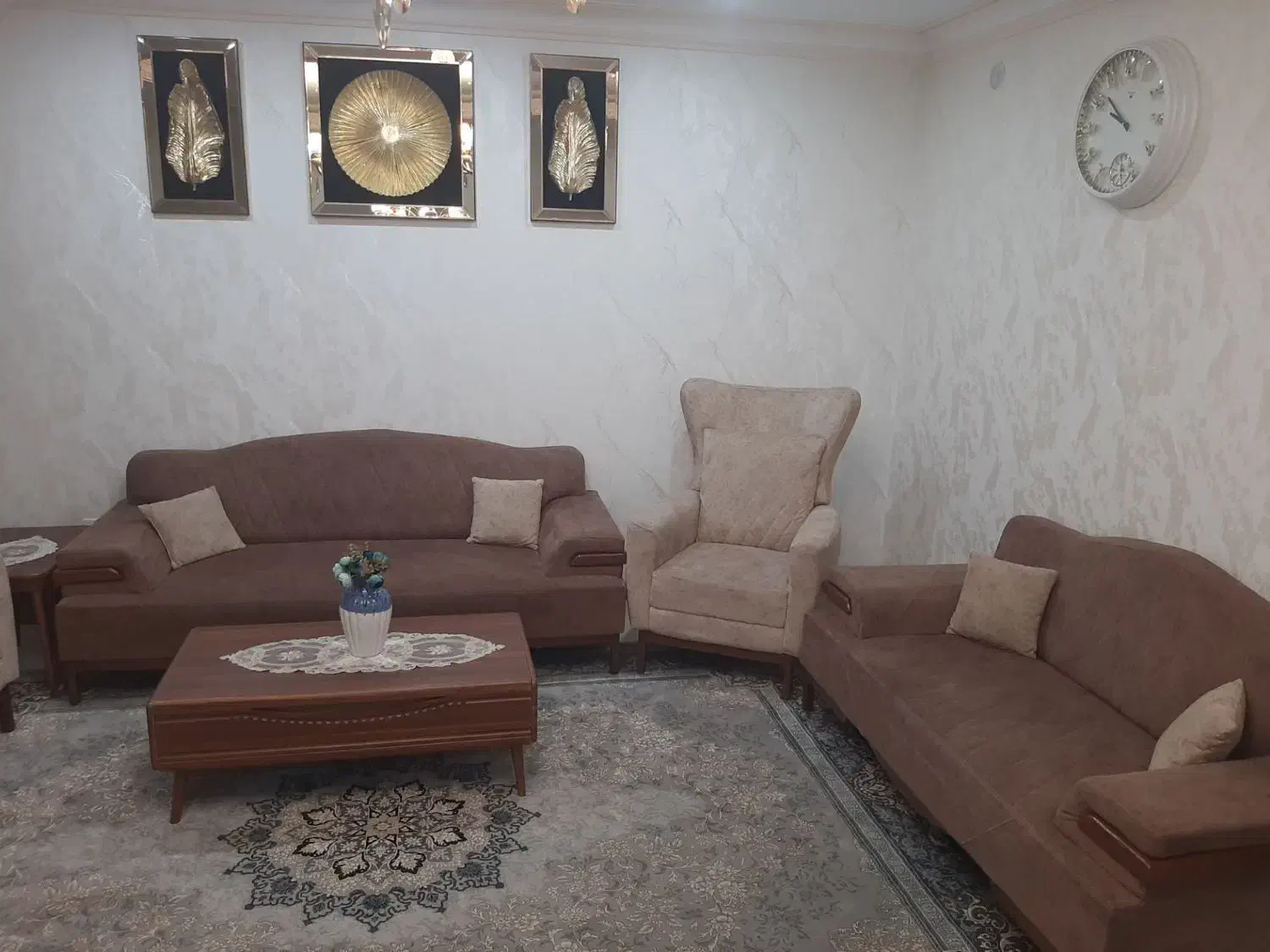 مبل 7 نفره در حد نو|مبلمان خانگی و میز عسلی|کرج, اخترآباد|دیوار