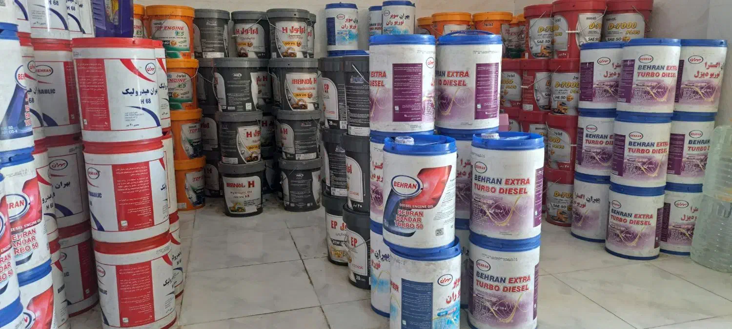 پخش انواع روغن های صنعتی ۲۰ لیتری|عمدهفروشی|سیرجان, |دیوار