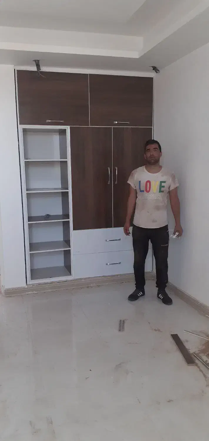 MDF  کلاسیک PAKChOOB|جاکفشی، کمد، دراور|اهواز, زیتون کارمندی|دیوار
