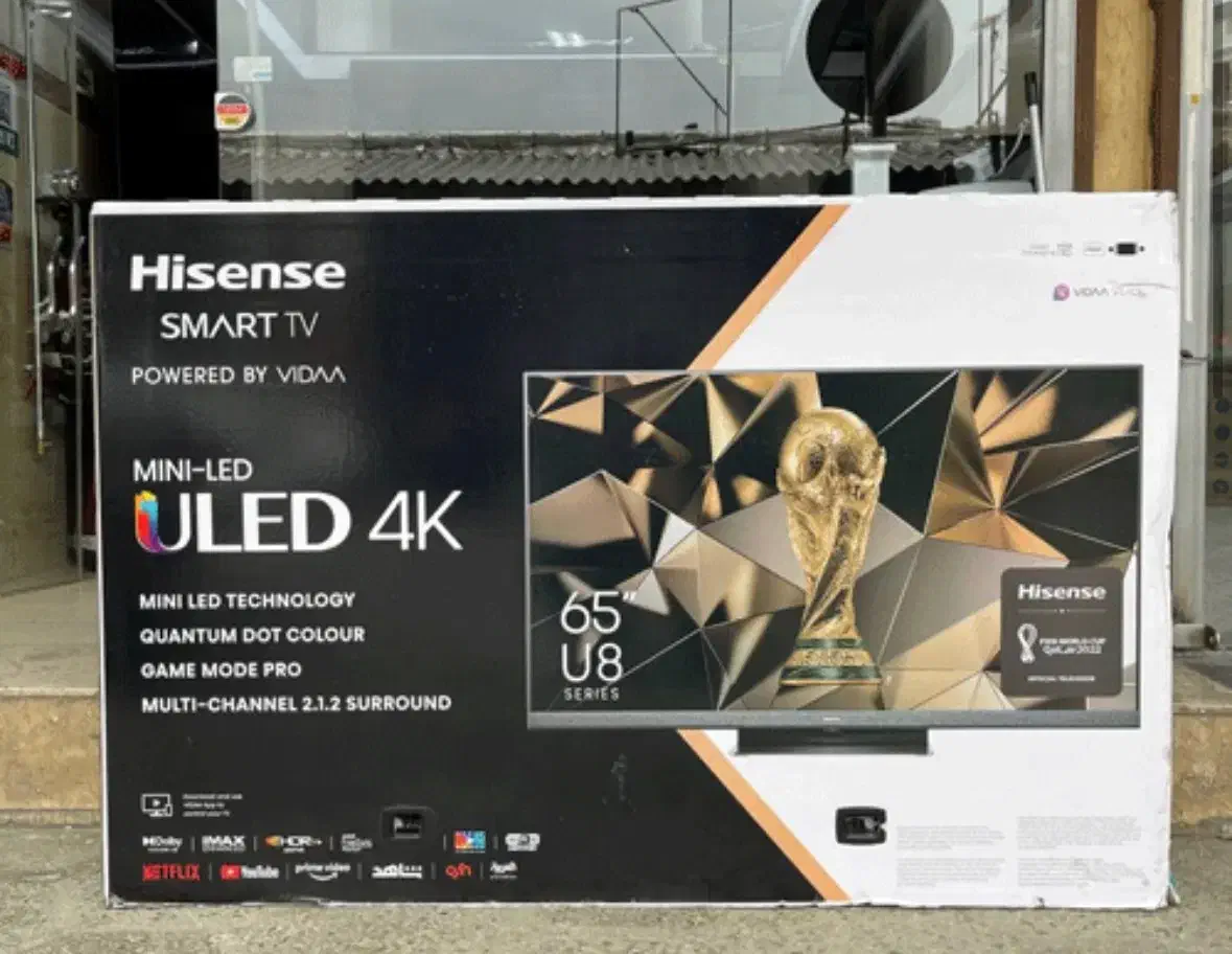 ۶۵ اینچ هایسنس آکبند|تلویزیون و پروژکتور|اهواز, شریعتی جنوبی|دیوار