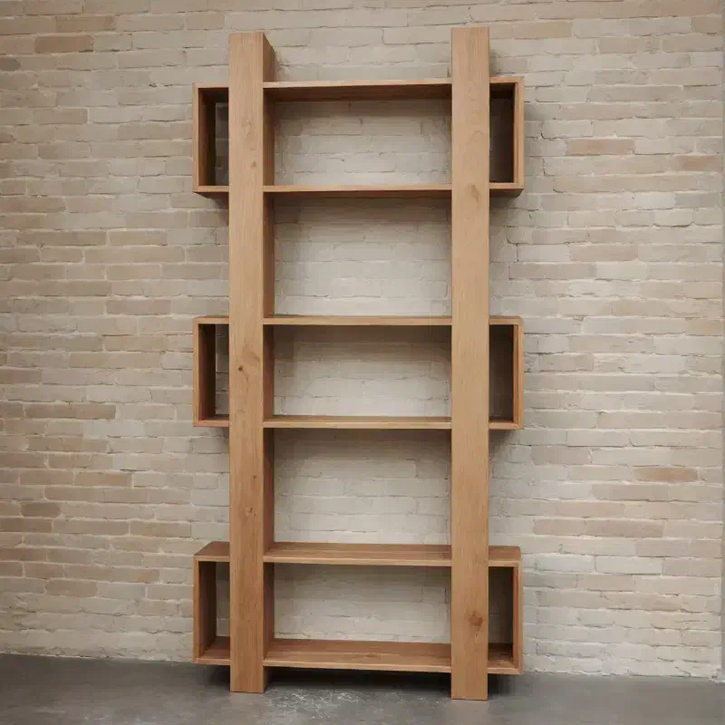 قفسه کتاب و دکوری B09 ام دی اف و چوبی|کتابخانه، شلف، قفسه‌های دیواری|ارومیه, |دیوار