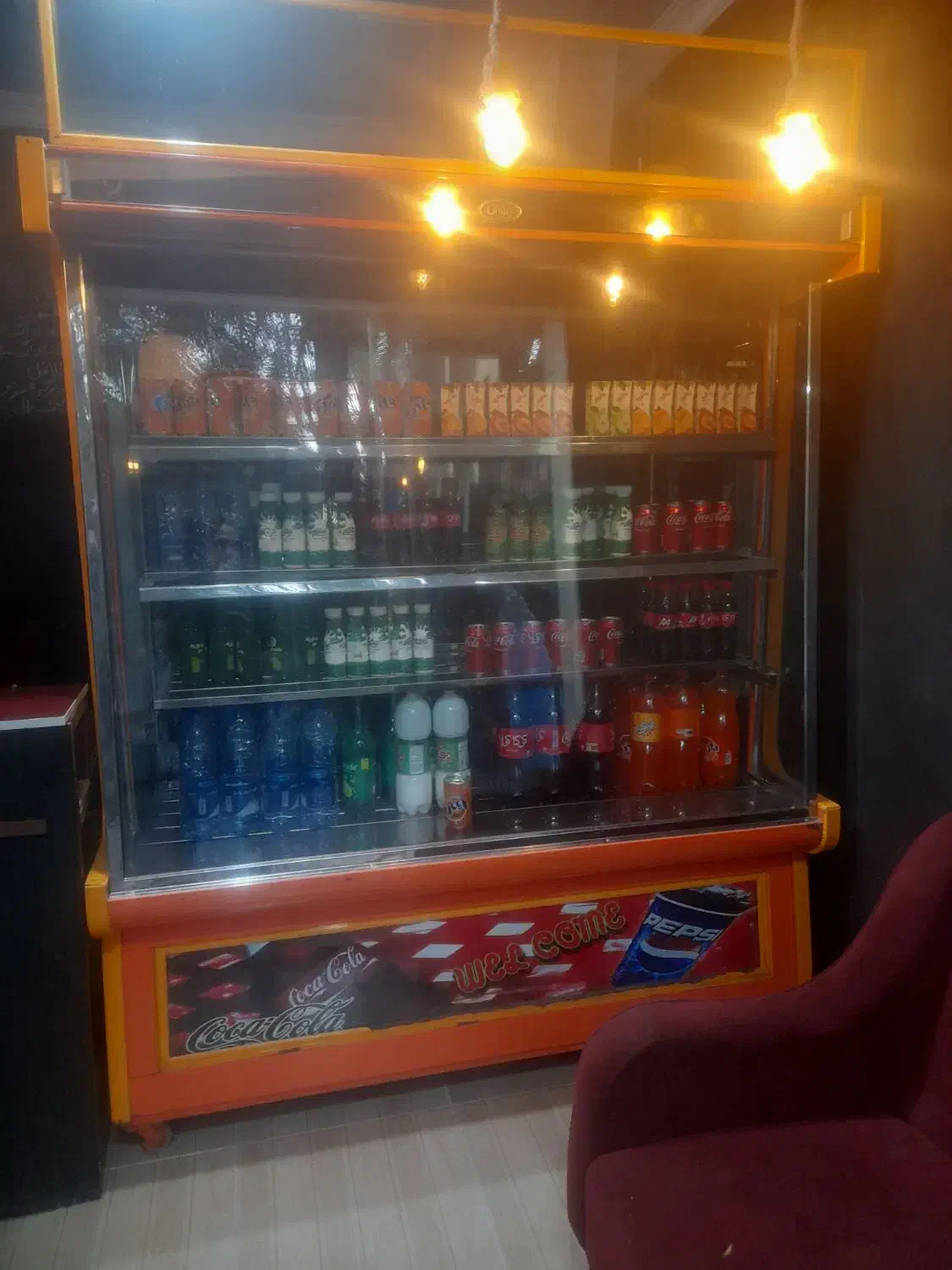 یخچال دوطرف نما بسیار تمیر|یخچال و فریزر|بم, |دیوار