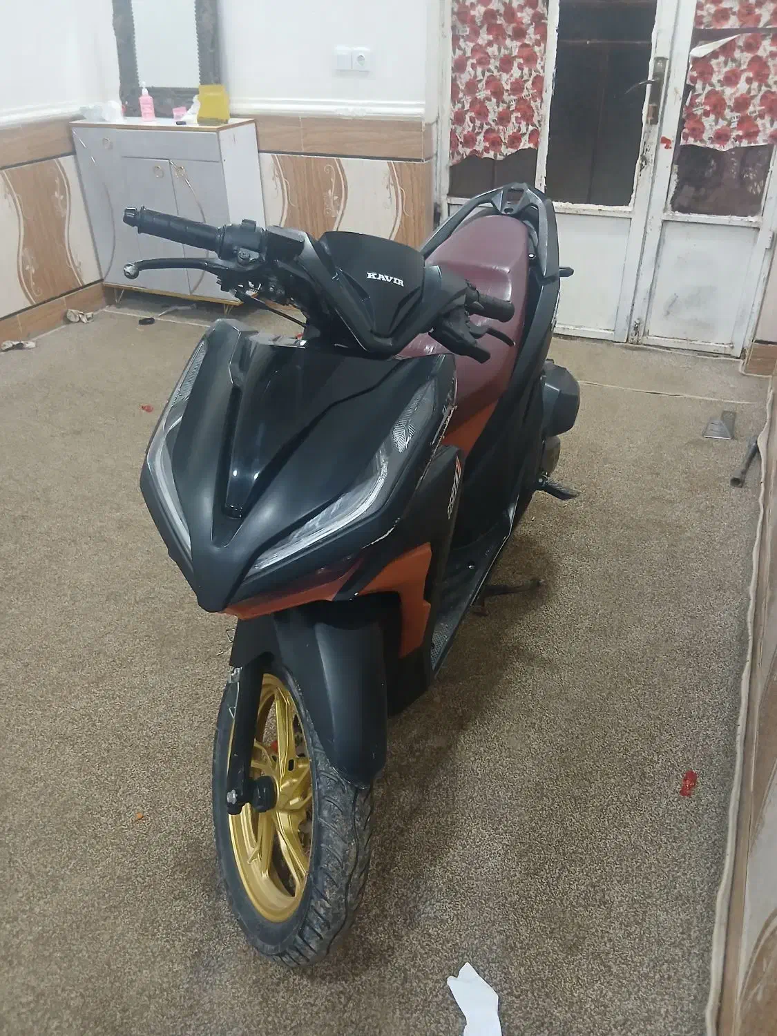 عبدالخان|موتورسیکلت|شوش, |دیوار