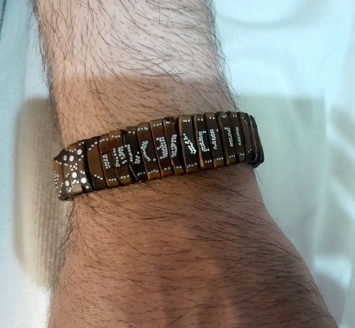 دستبند هسته خرما نقره کوب|بدلیجات|تهران, سنگلج (شاپور)|دیوار