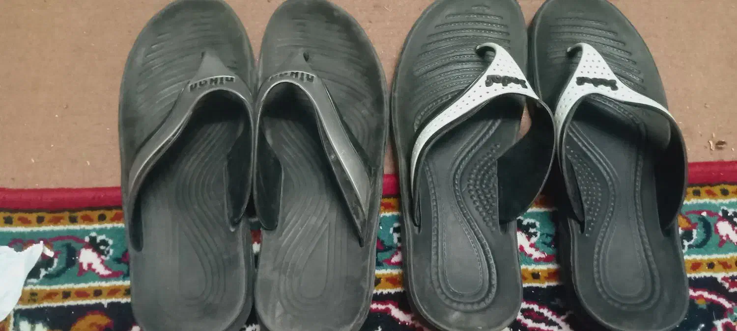 ۲جفت دمپایی بندانگشتی سایز۴۳فقط۱۵۰ت|کیف، کفش، کمربند|شیراز, سلطان آباد|دیوار