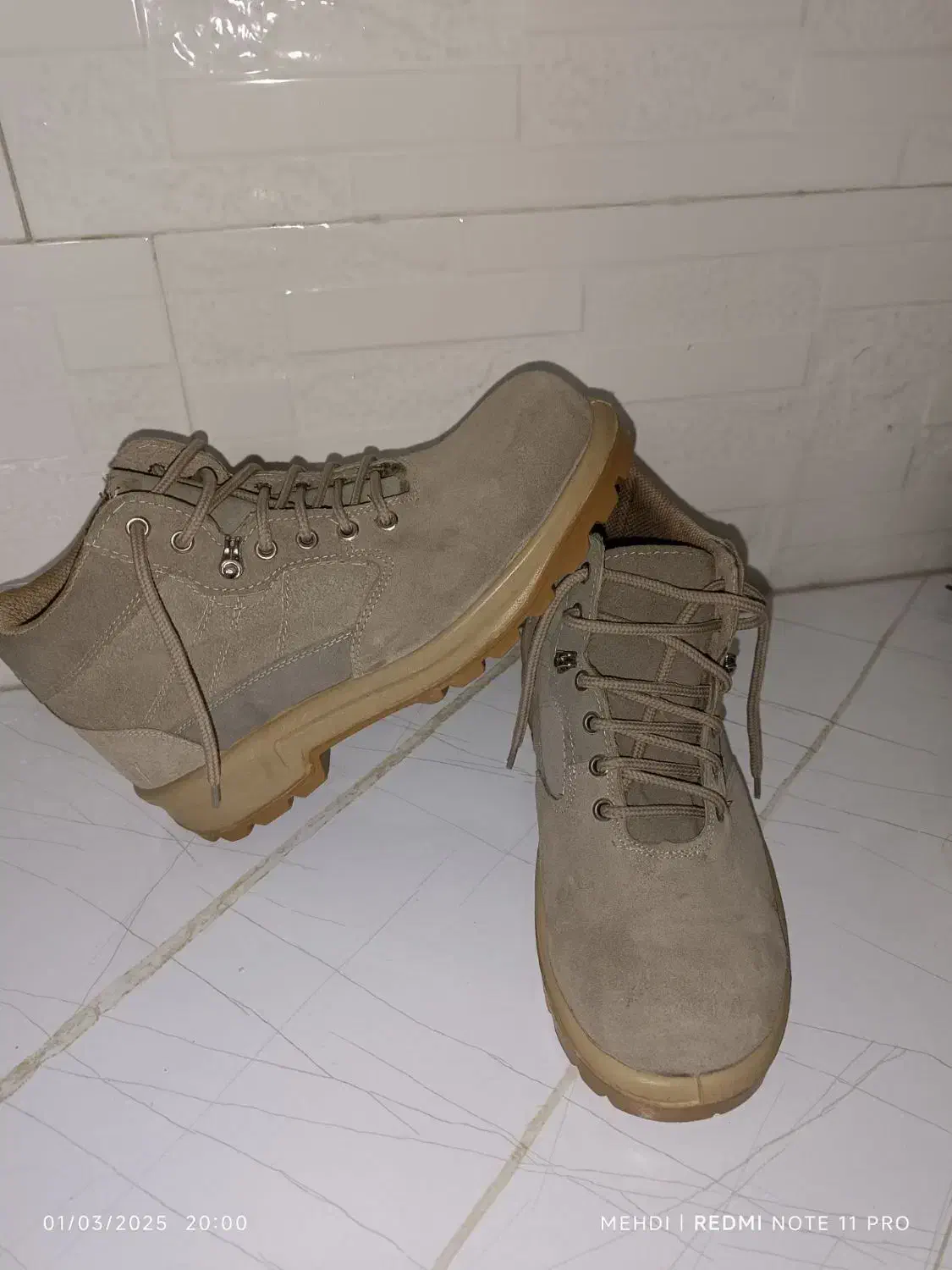 کفش محکم چرم طبیعی|کیف، کفش، کمربند|دورود, |دیوار