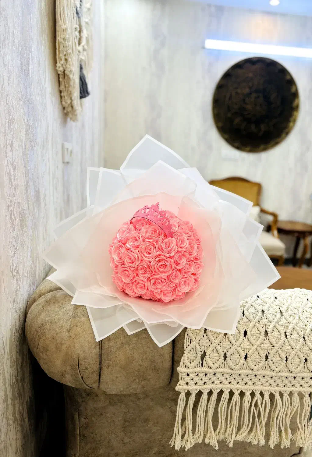 گل  ربانی|گل مصنوعی|اصفهان, فرودگاه|دیوار