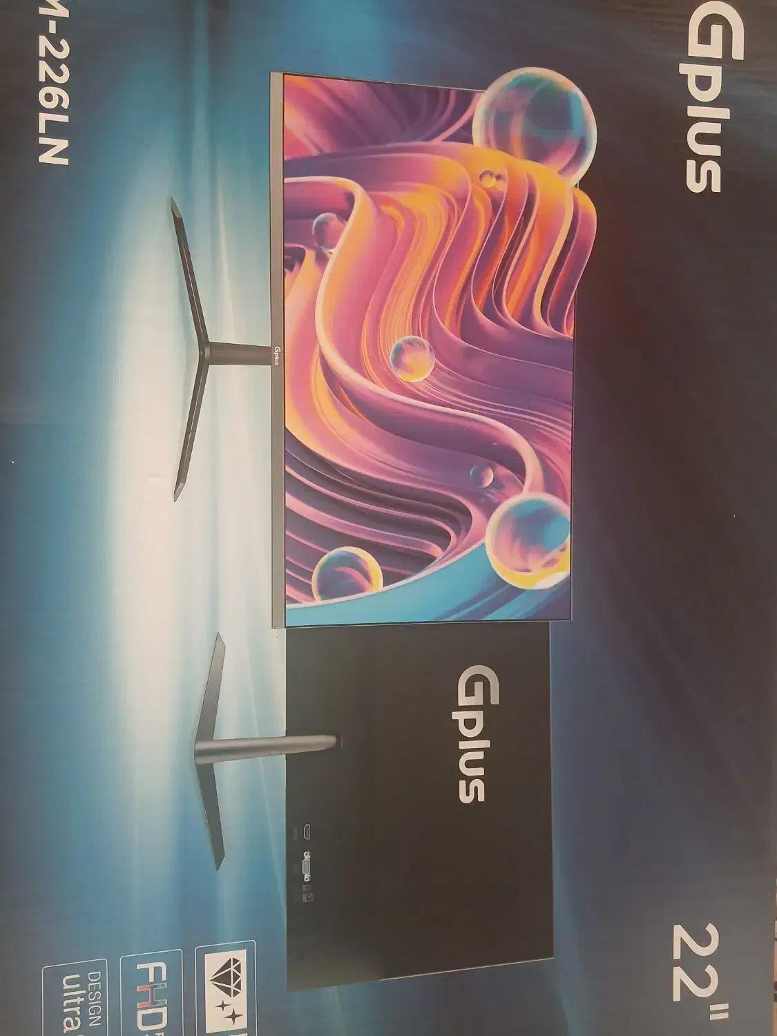 مانیتور جی پلاس 22اینچ در حد نو|قطعات و لوازم جانبی رایانه|محلات, |دیوار