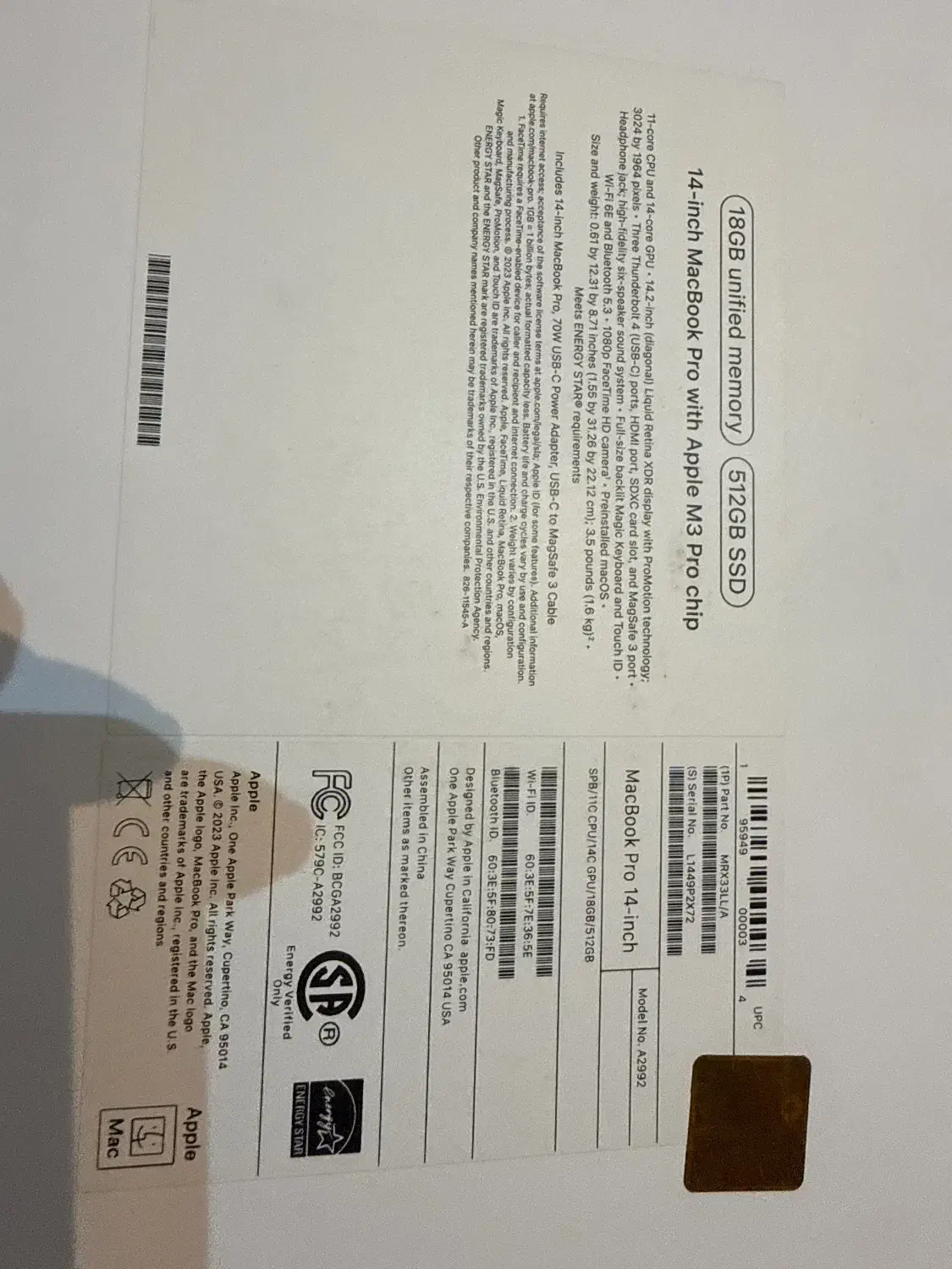 MacBook m3 pro 512ssd (ram18)|رایانه همراه|تهران, عباس‌آباد|دیوار