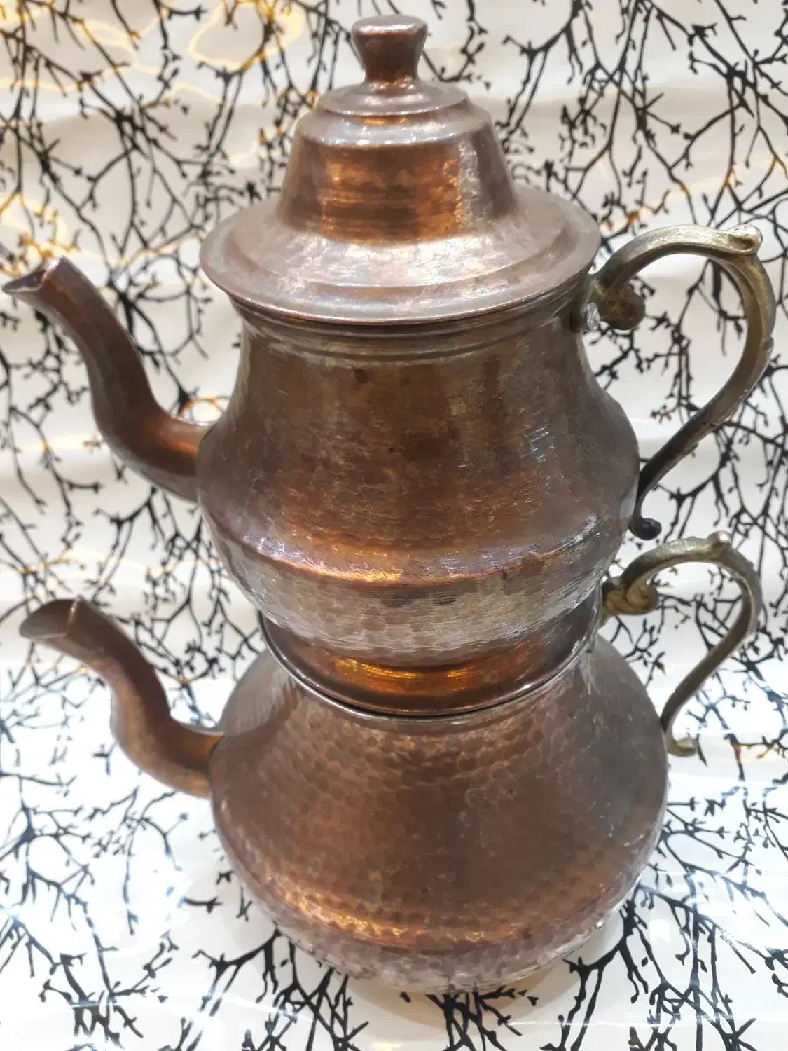 کتری قوری مسی|ظروف سرو و پذیرایی|سبزوار, باهنر|دیوار