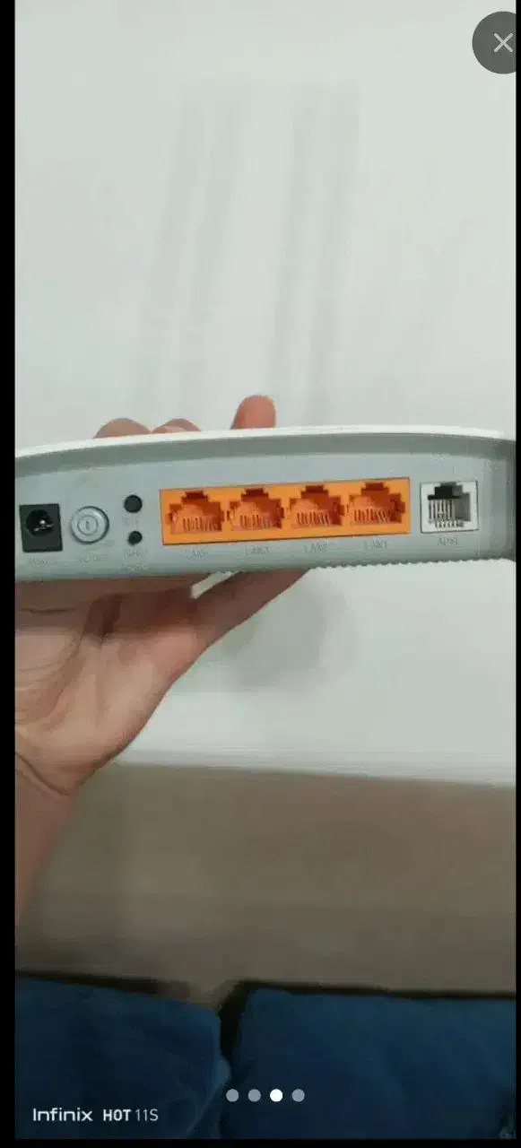 مودم خط ثابت در حد نو دو ماه کارکرد|مودم و تجهیزات شبکه|زهک, |دیوار