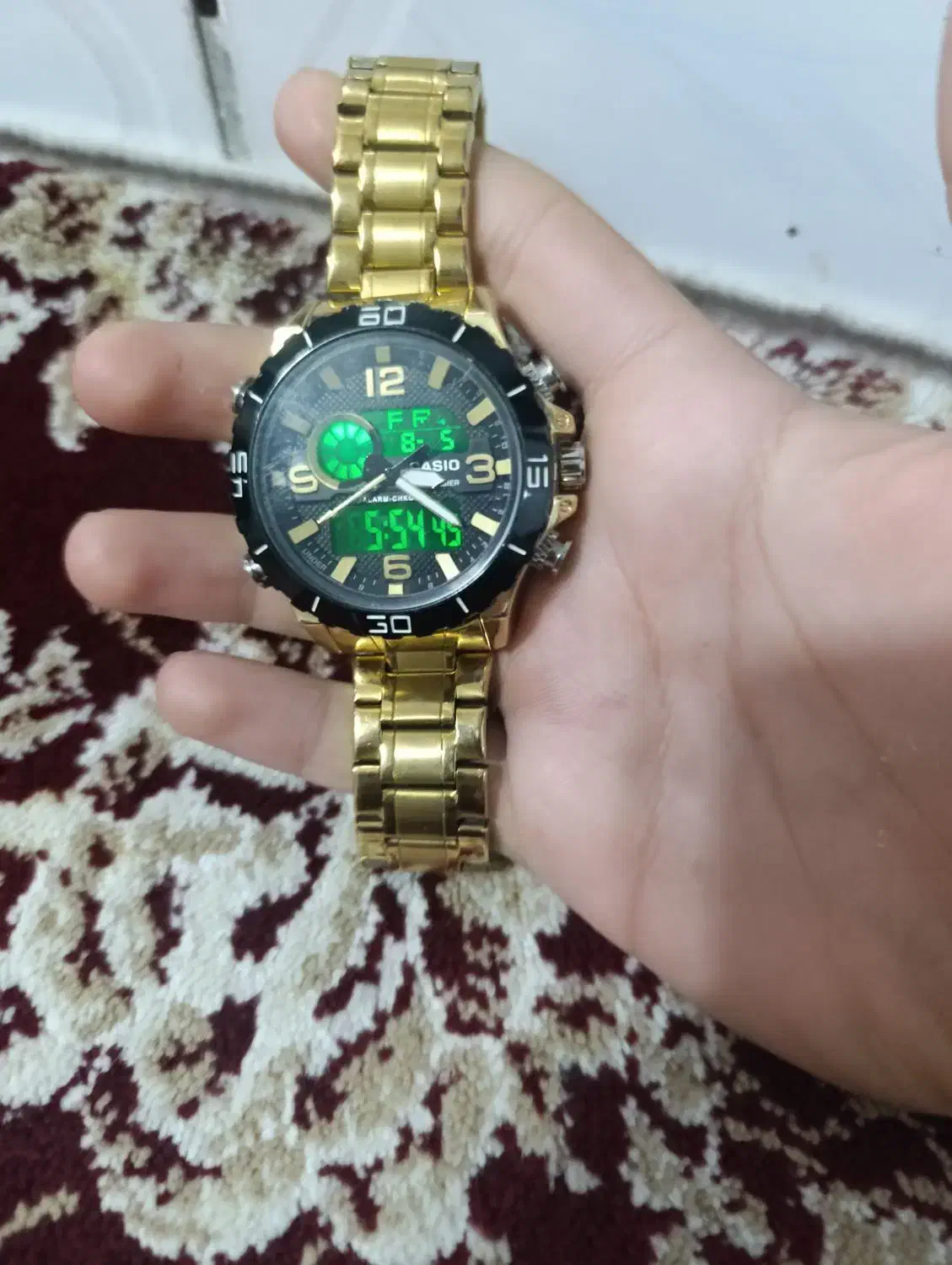 ساعت مچی مردانه مدل جی شاک طلایی|ساعت|دزفول, |دیوار