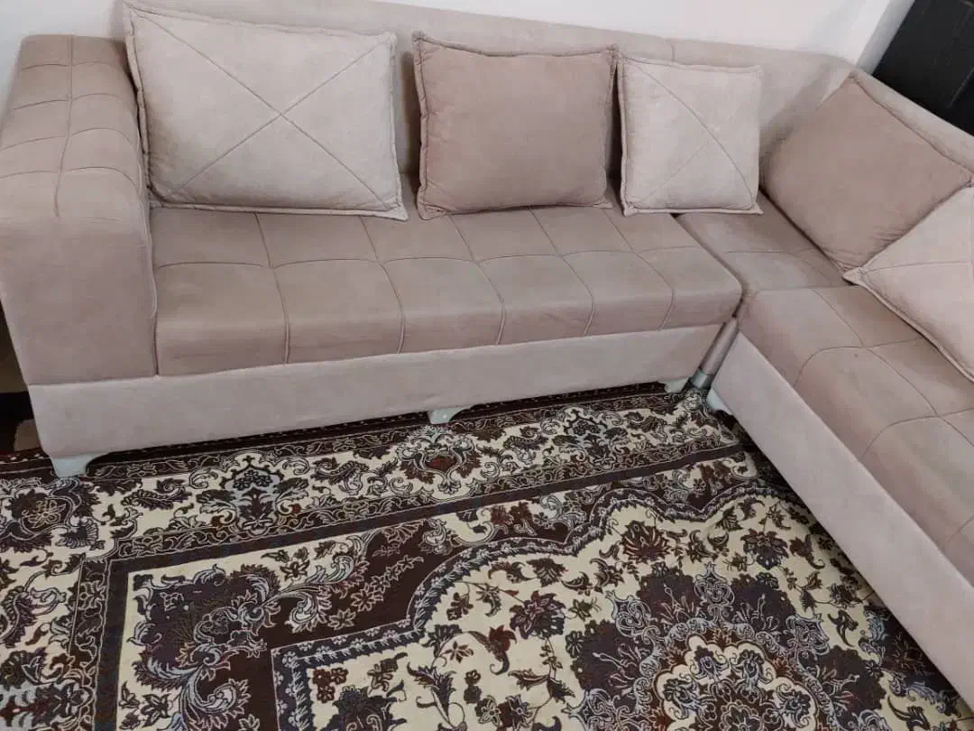 یک دست مبل ال ۷نفر|مبلمان خانگی و میز عسلی|گرگان, |دیوار