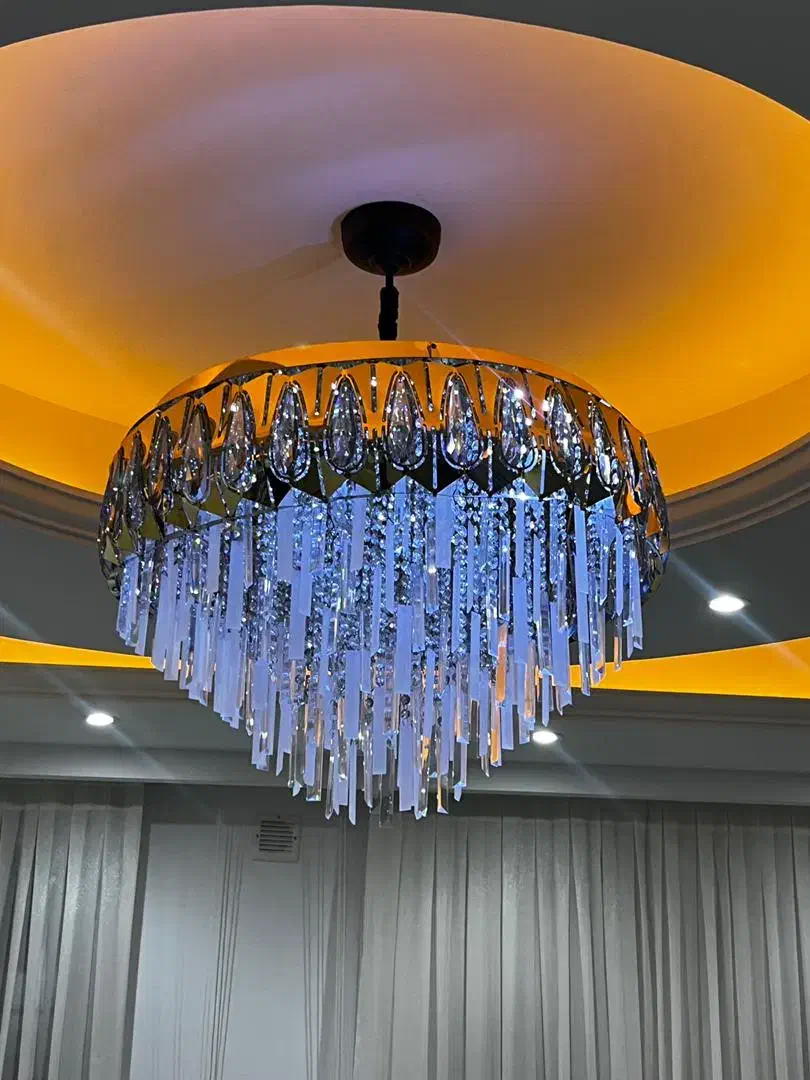 لوستر سه حالته ال ای دی در حد نو|لوستر و چراغ آویز|تهران, بهداشت|دیوار