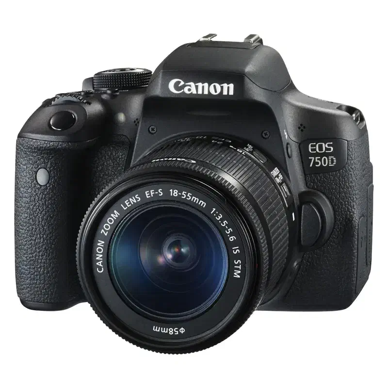 دوربین canon 750d با لنز 55-18 stm|دوربین عکاسی و فیلمبرداری|قم, سالاریه|دیوار