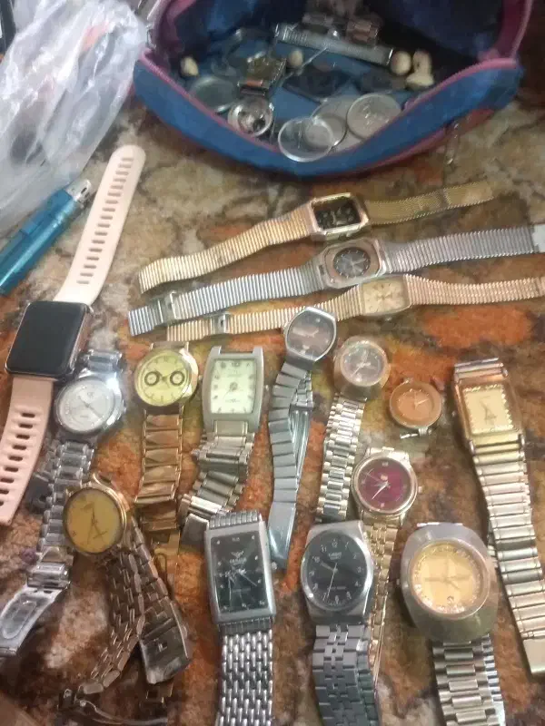 ساعت قدیمی کوکی و سیکو پنج و سوستار و رادو|ساعت|تفت, |دیوار