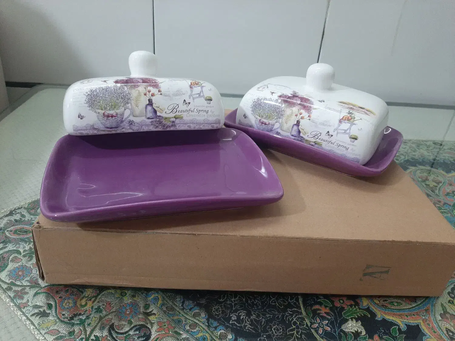 کره خوری/ جاقاشقی طرح قو|ظروف سرو و پذیرایی|آبادان, |دیوار