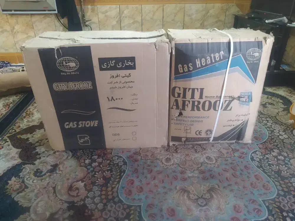 شومینه نو داخل کارتن|بخاری، هیتر، شومینه|دهدشت, |دیوار