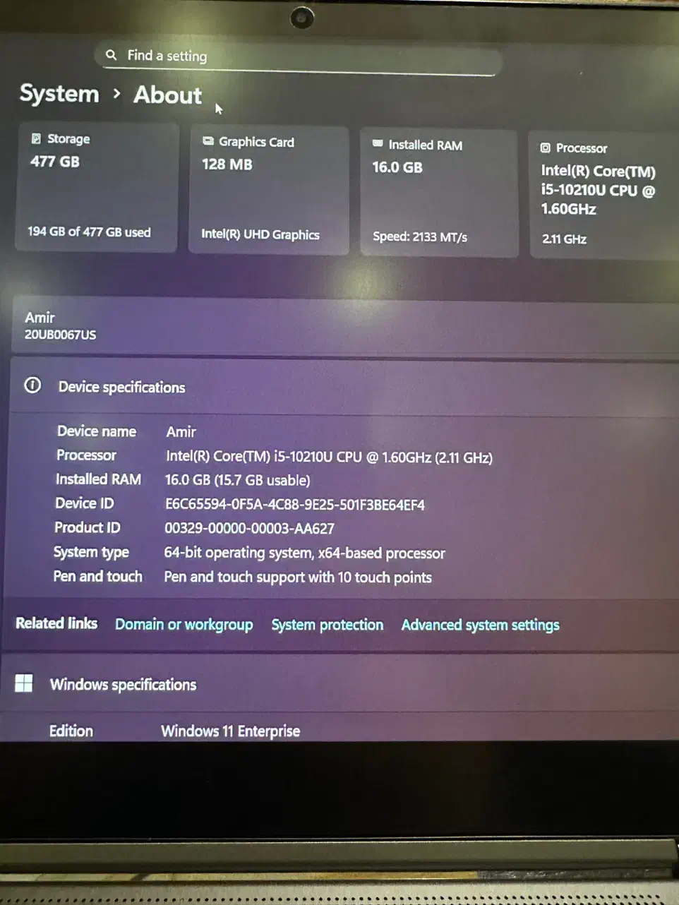 لپ تاد thinkpad|رایانه همراه|تبریز, |دیوار