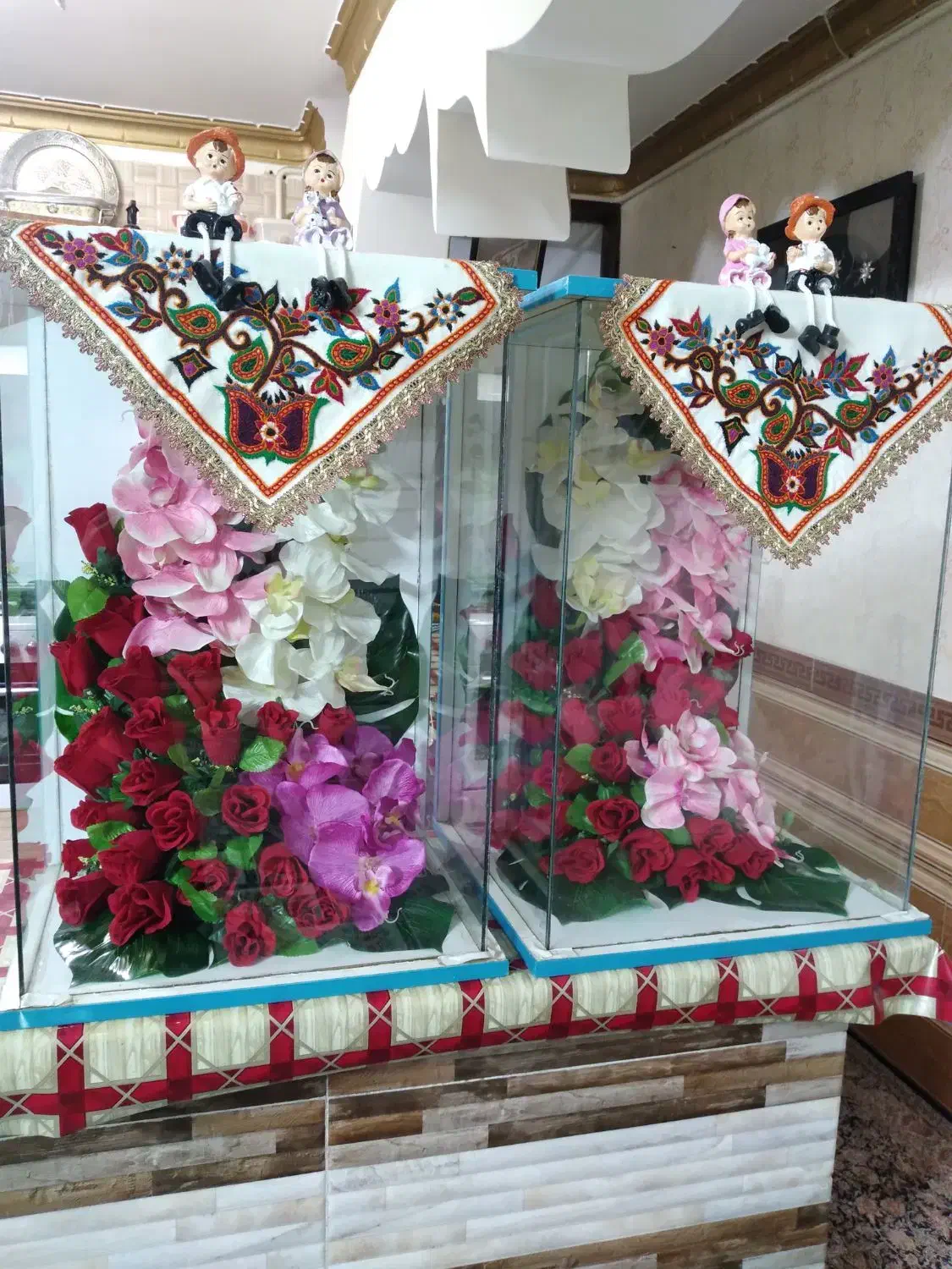 باکس گل رز|گل مصنوعی|کرمان, |دیوار
