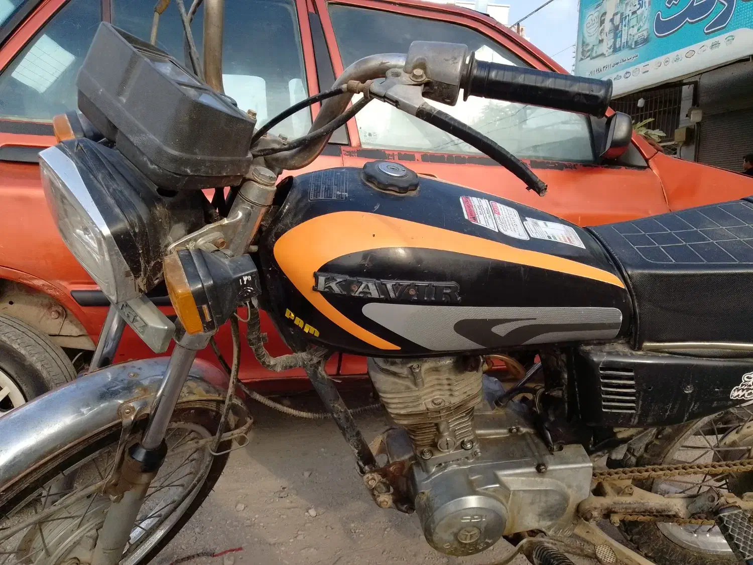 موتورهندا125مزایده|موتورسیکلت|گنبد کاووس, |دیوار