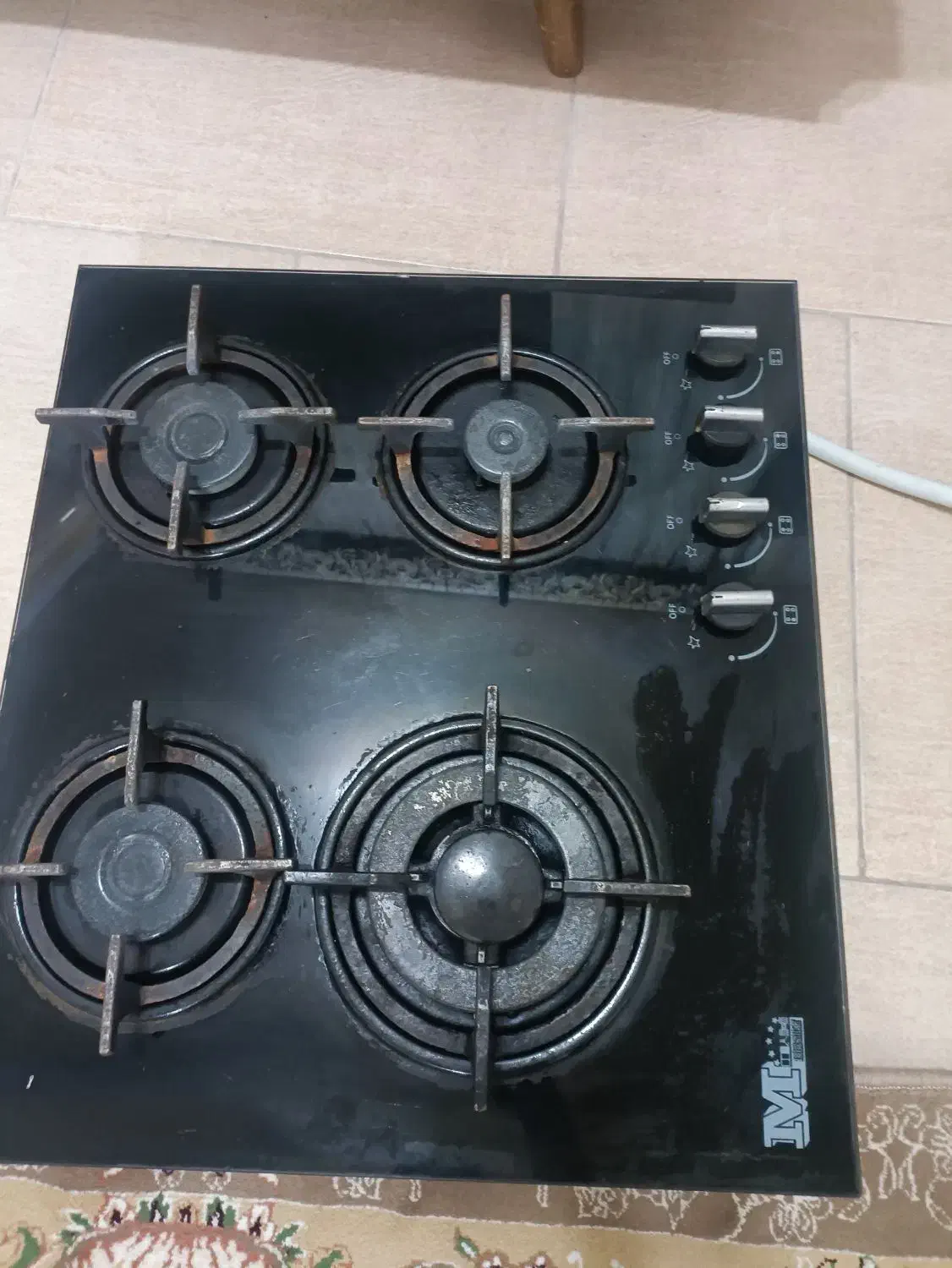 گاز چهار شعله شیشه ای|اجاق گاز و لوازم برقی پخت‌وپز|رشت, حمیدیان|دیوار