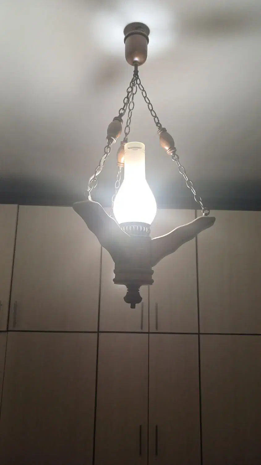 لوستر‌چوبی|لوستر و چراغ آویز|تبریز, |دیوار