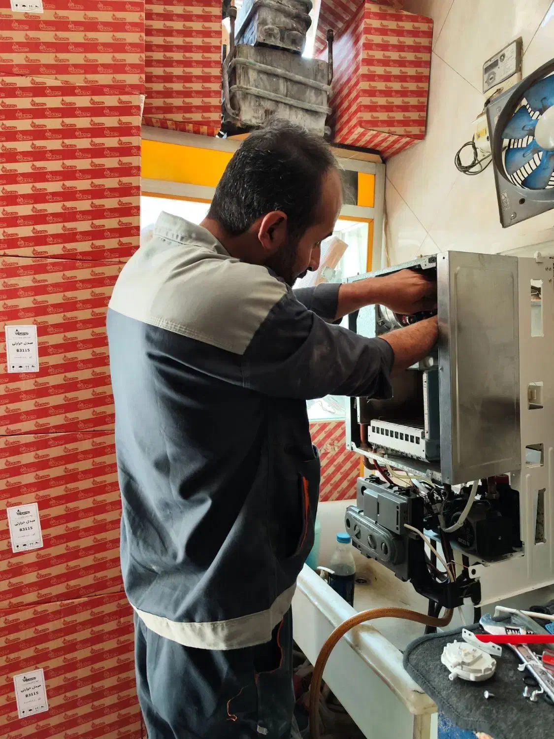 تعمیر تخصصی پکیچ وابگرمکن|خدمات پیشه و مهارت|قرچک, پویینک|دیوار