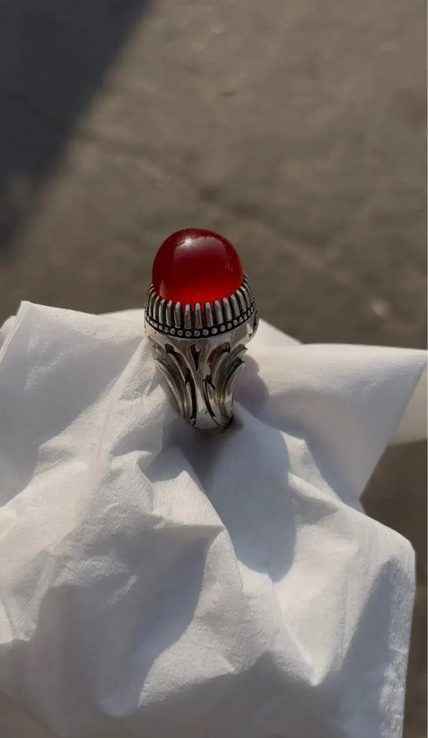 انگشتر عقیق ابدار|جواهرات|تبریز, |دیوار