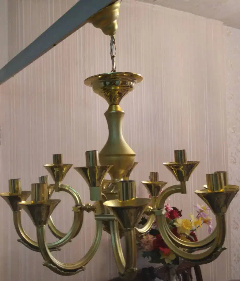 لوستر ۴ شاخه ۱۲ شعله|لوستر و چراغ آویز|تهران, تهرانپارس شرقی|دیوار