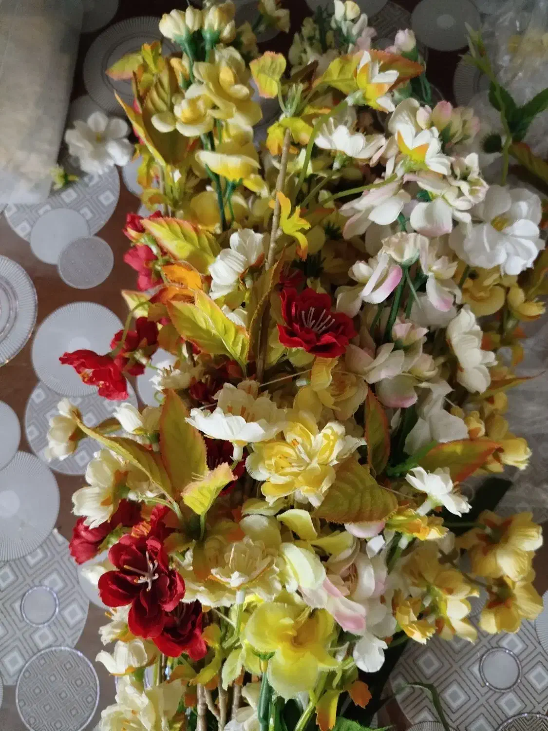 گل مصنوعی خارجی|گل مصنوعی|شیراز, ملاصدرا|دیوار