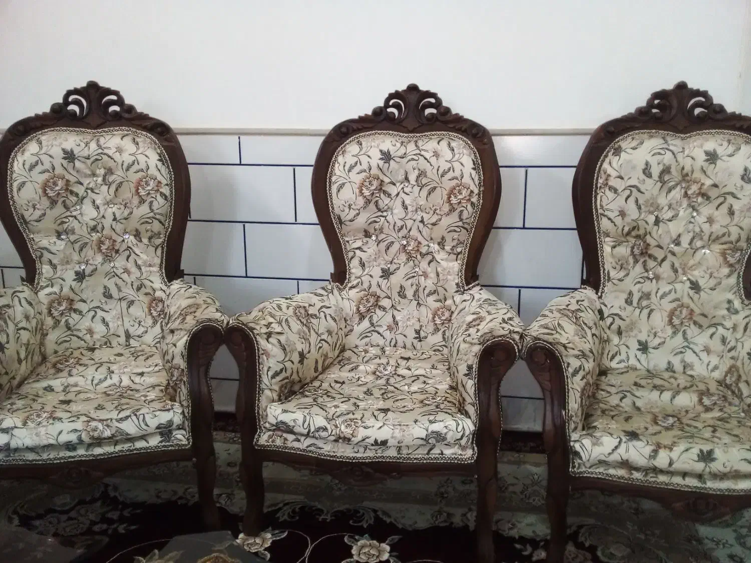 مبل سلطنتی ۹نفره|مبلمان خانگی و میز عسلی|ساوه, |دیوار