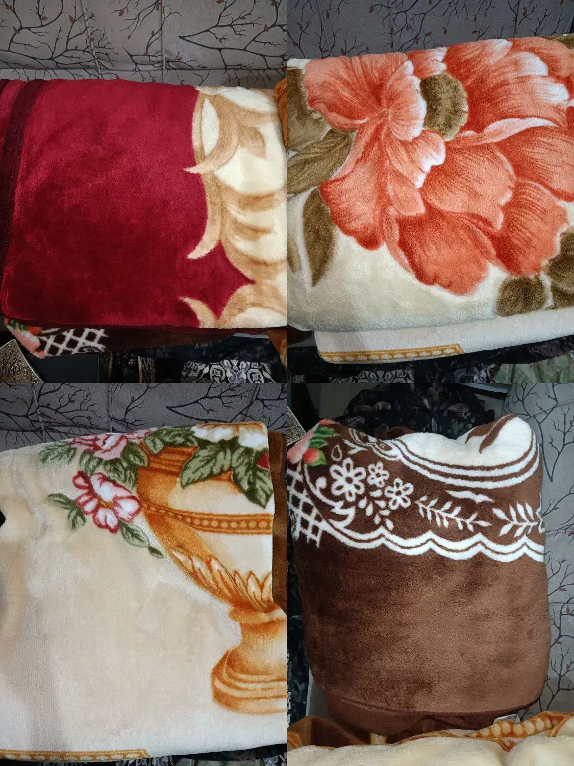 پتو گلبافت اصل|رختخواب، بالش، پتو|نسیم‌شهر, |دیوار