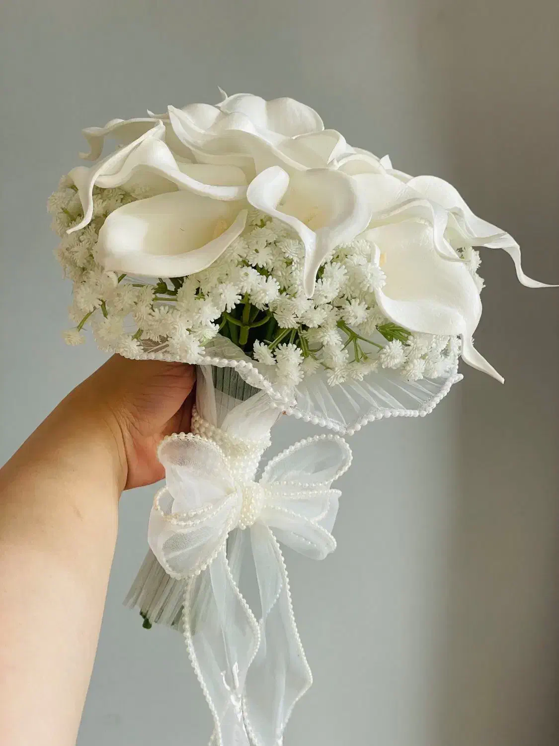 دسته گل عروس ترند گل های خاص دسته گل حنا|گل مصنوعی|مراغه, |دیوار