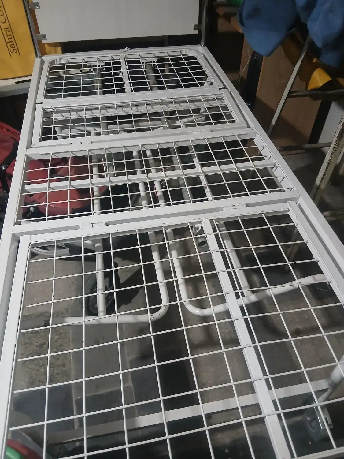 تخت بیمارستانی دوطرف تاشو همراه تشک|پزشکی|ری, دولت‌آباد|دیوار