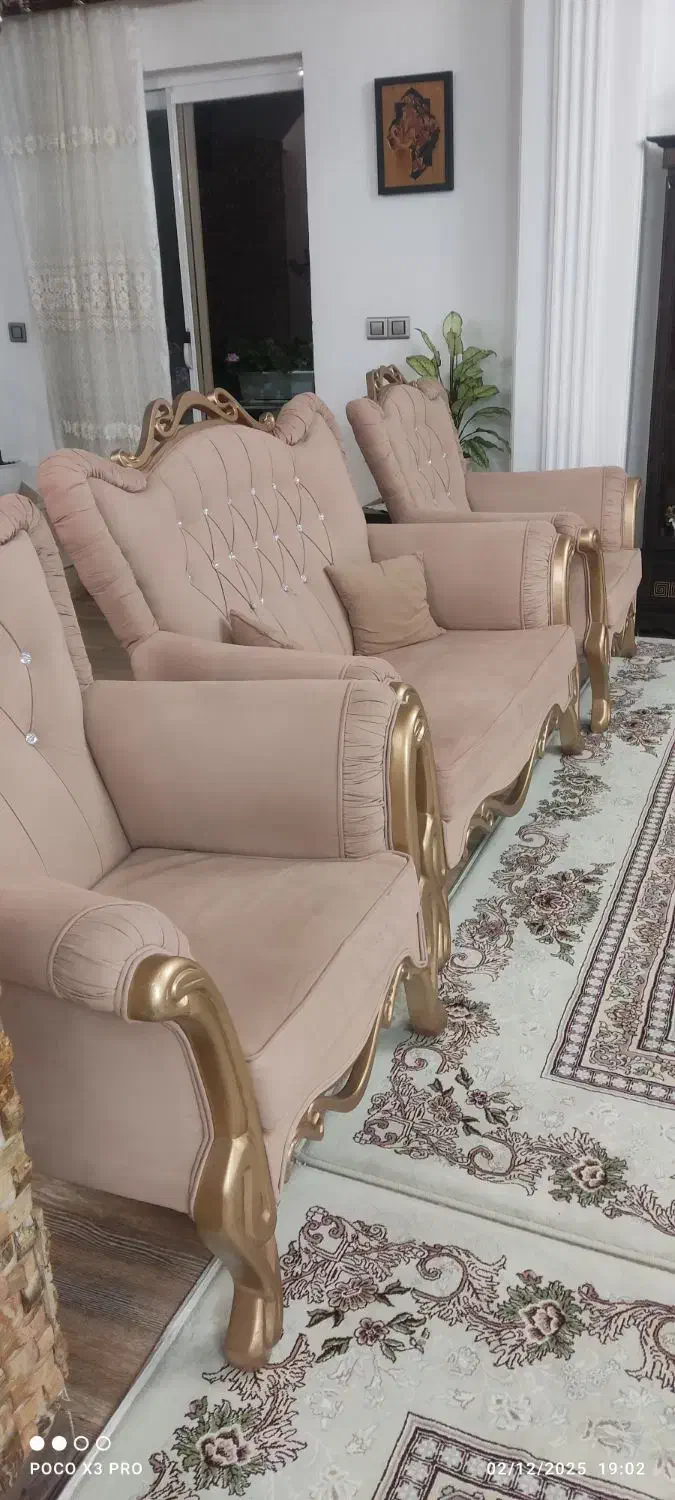 مبل 7نفره|مبلمان خانگی و میز عسلی|نشتارود, |دیوار