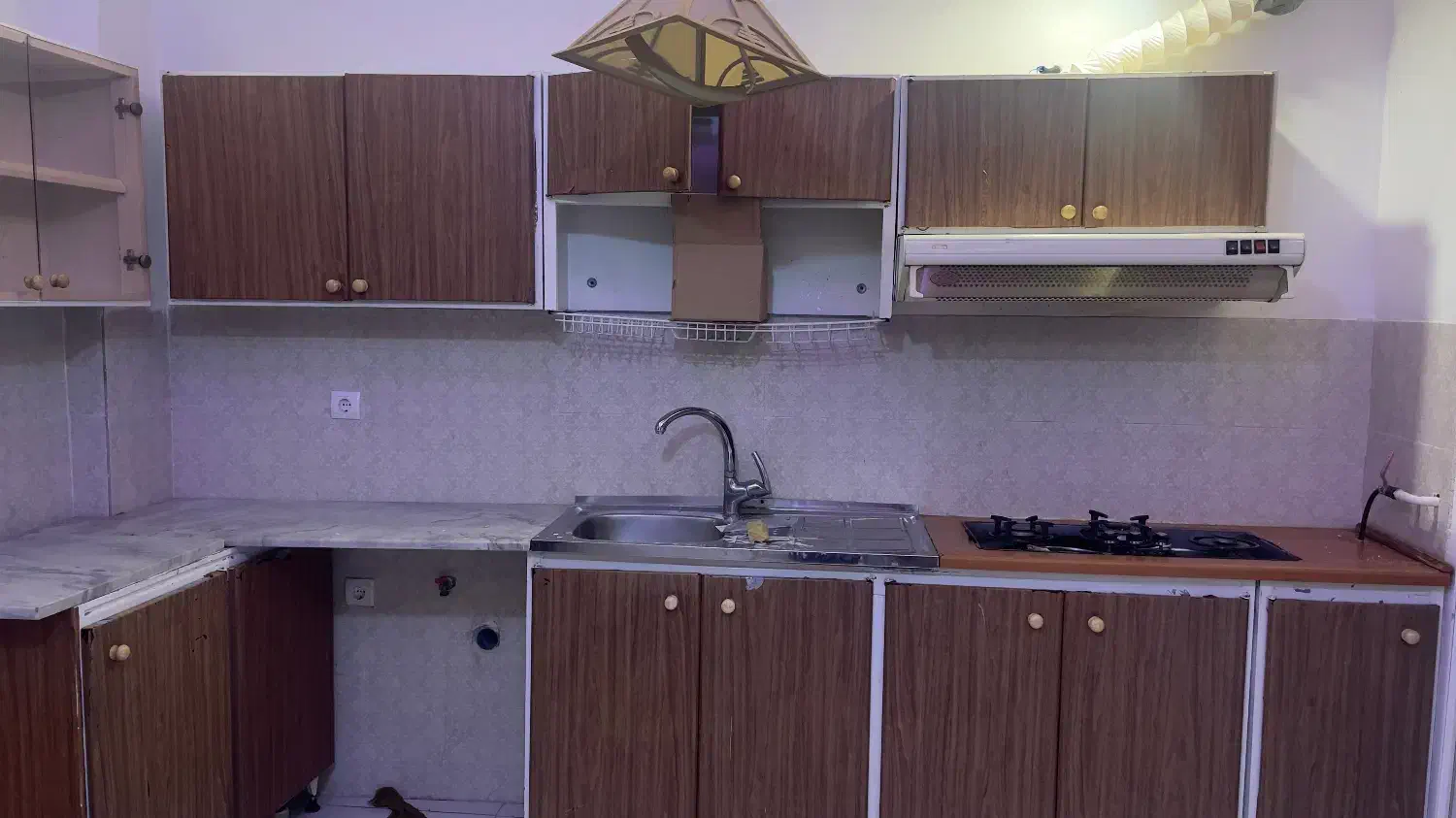 کابینت فلزی هود سینک|هود|فومن, |دیوار