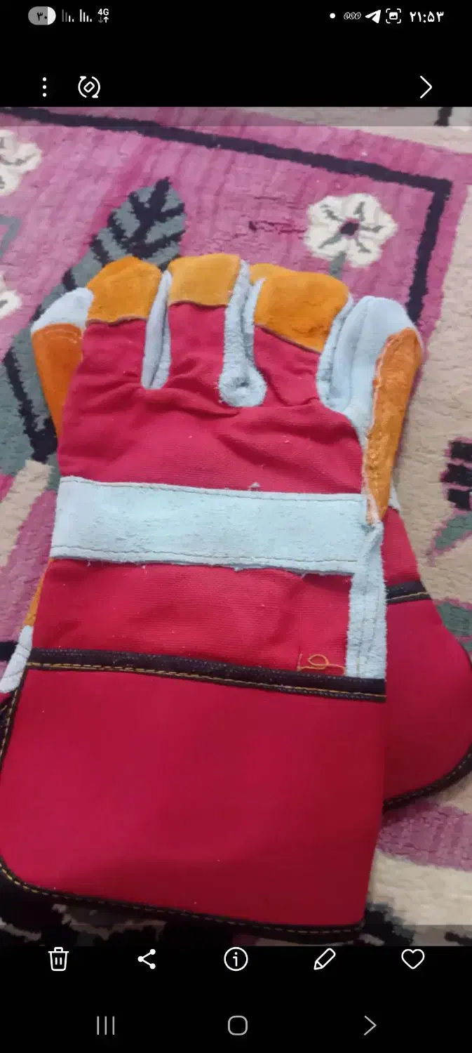 دستکش کارگری|ابزارآلات|امیدیه, |دیوار