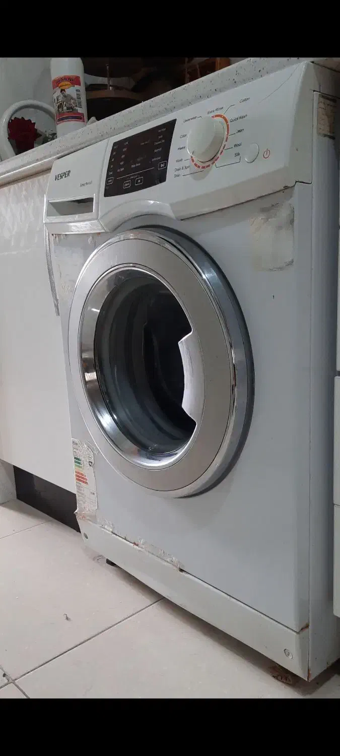 مارک وسپر ایتالیا ۷ کیلویی موتور سالم|ماشین لباسشویی و خشککن لباس|رضوانشهر, |دیوار