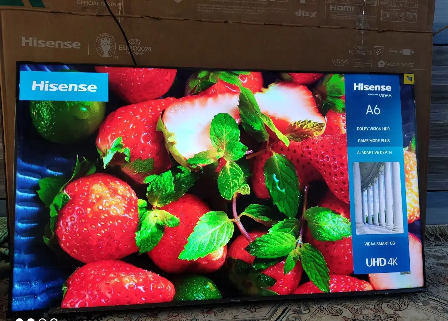 تلویزیون ال ای دی هایسنس4k55 هوشمند نو اکبند|تلویزیون و پروژکتور|آبادان, |دیوار