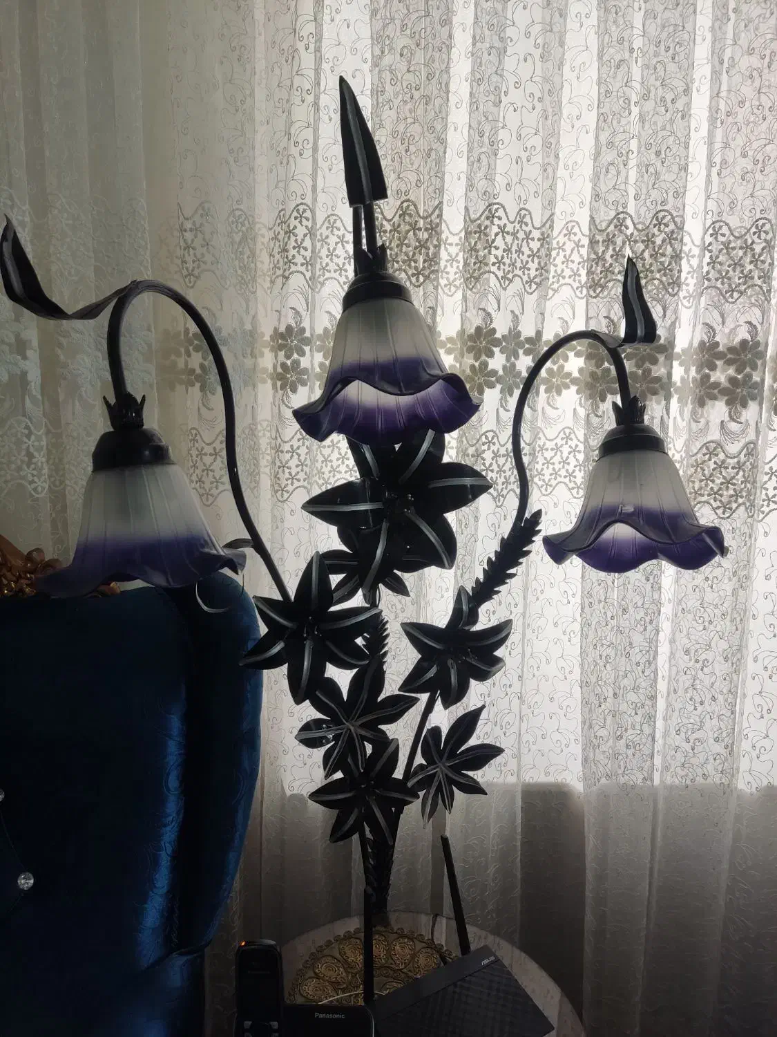 اباژور سالم ولی بدون لامپ|چراغ خواب و آباژور|بروجرد, |دیوار