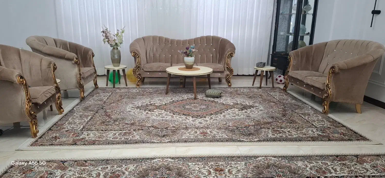 مبل راحتی 7نفره بسیار تمیز|مبلمان خانگی و میز عسلی|قرچک, باقرآباد|دیوار