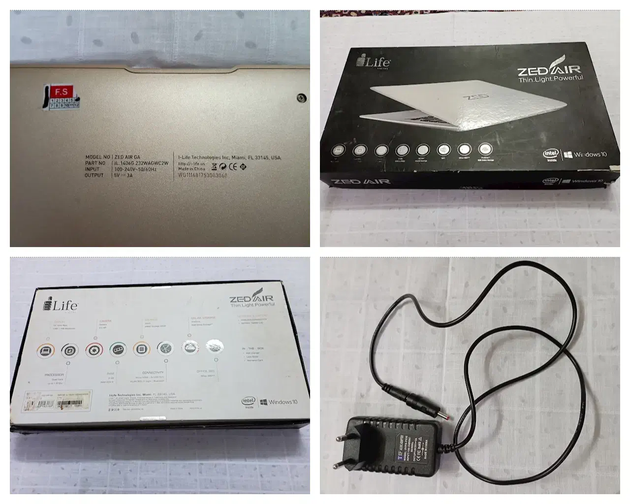 لپ تاپ i-life جعبه دارد-درحدنو- مشکل کوچیکی دارد|رایانه همراه|بندر گناوه, |دیوار