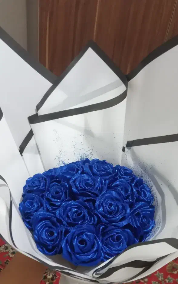 گل روبانی.|گل مصنوعی|قزوین, |دیوار