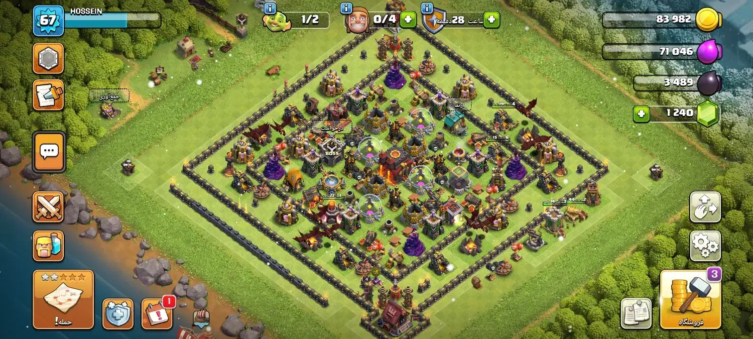 اکانت کلش آف کلنز|کنسول، بازی ویدئویی و آنلاین|تهران, گلاب دره|دیوار