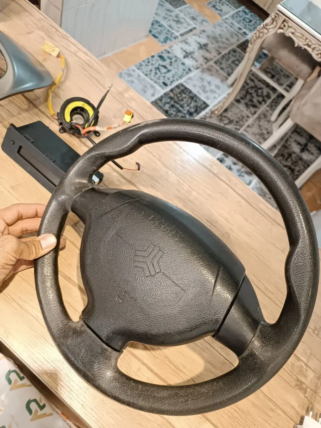 فرمان تیبا وکوییک همراه با ایربگ- قاب و ساعت کوییک|قطعات یدکی و لوازم جانبی|فردیس, شهرک ۱۱۰|دیوار