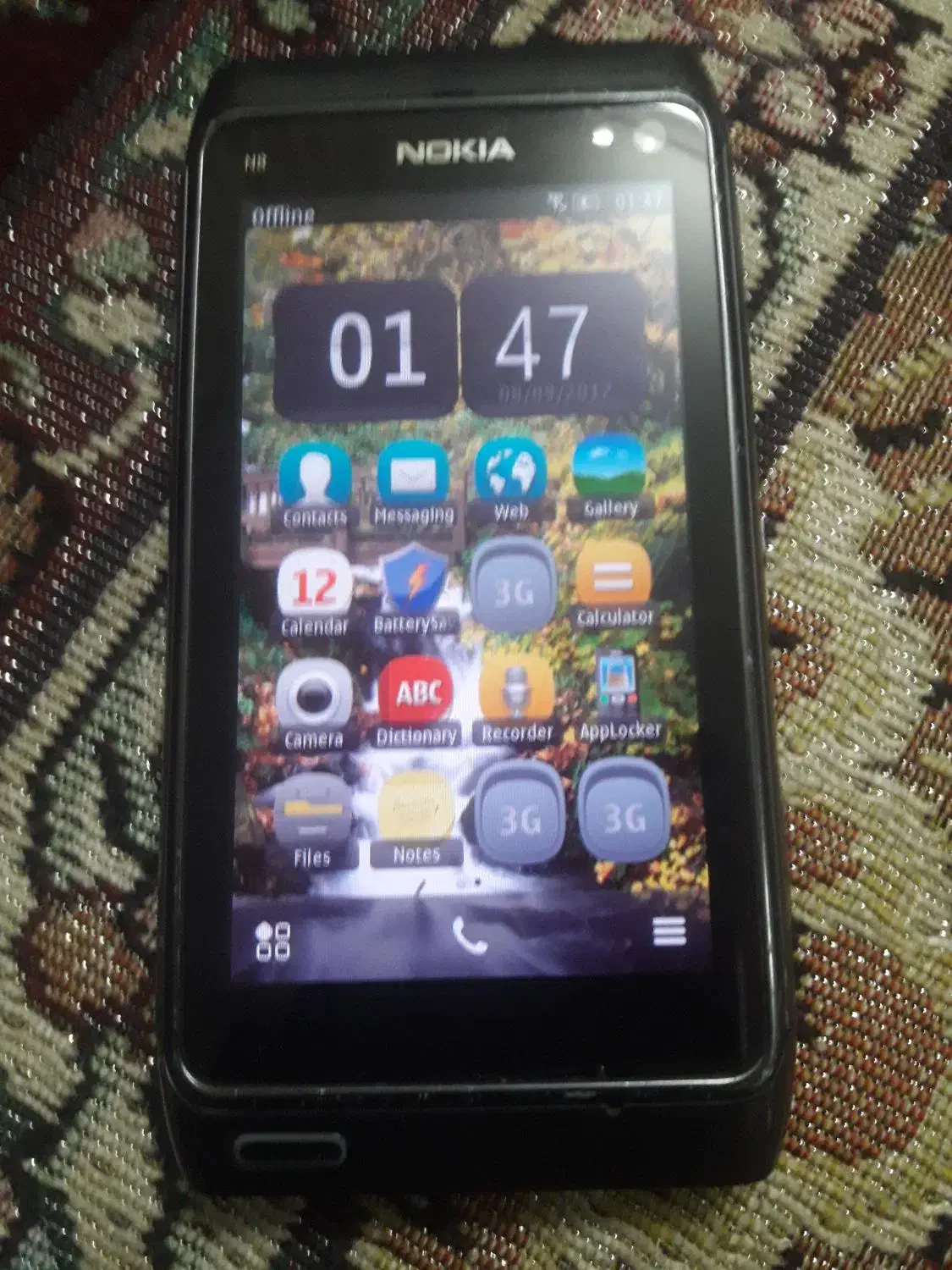 گوشی نوکیا قدیمی لمسی|موبایل|ملایر, |دیوار